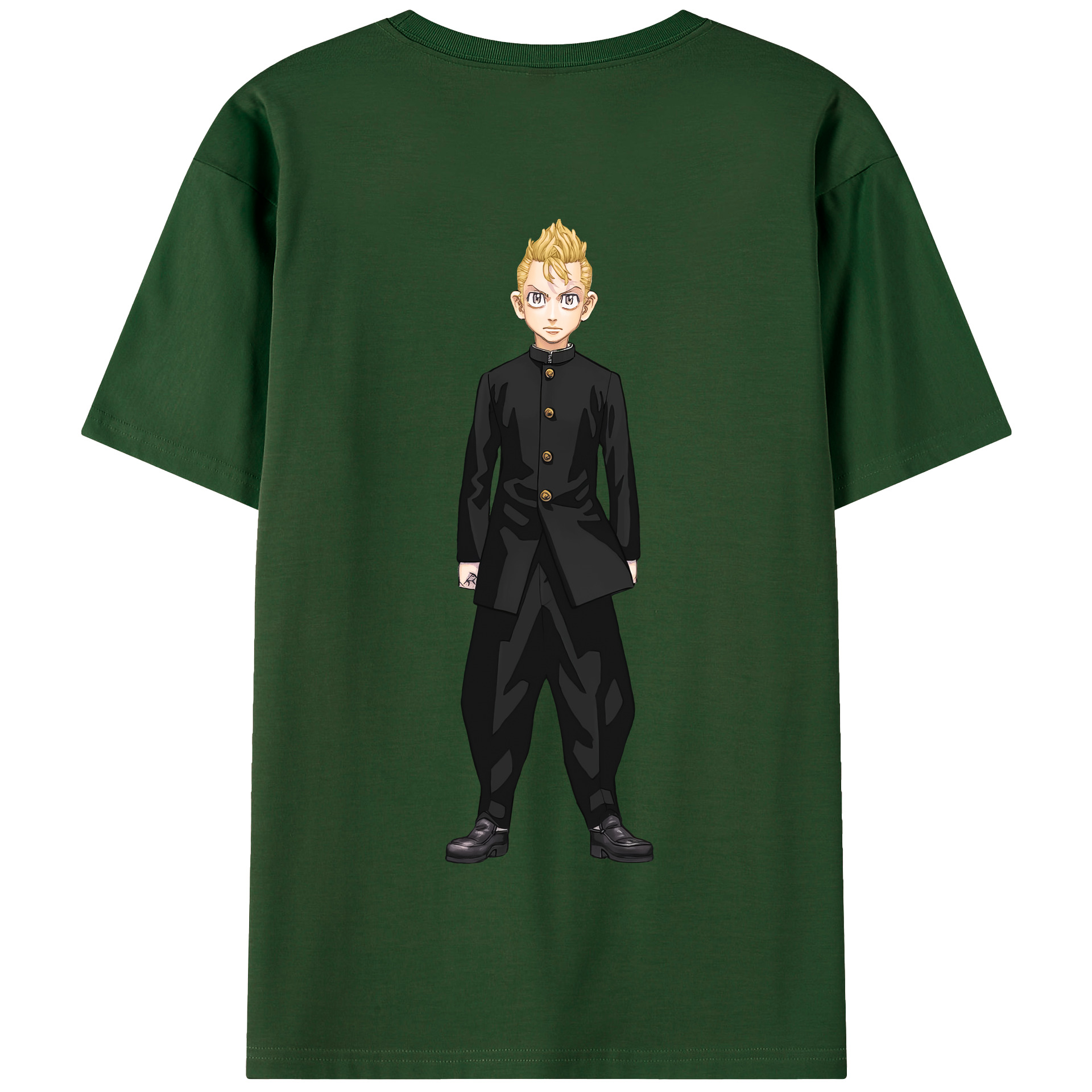 （画像用） 東京リベンジャーズ Tokyo Revengers 綿100％半袖Tシャツ（背面プリント）